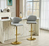 Modern Rotating Adjustable Bar Chair - Set of 2