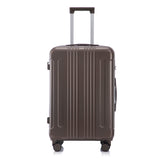 3 Piece ABS Spinner Wheel Luggage Set with Spinner Wheels - Brown