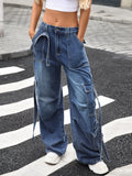 Wide Leg Cargo Jeans