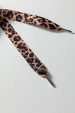 Dark Khaki Thermal Textured Leopard Drawstring Baggy Hoodie