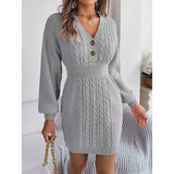 Women’s Cable Knit Sweater Dress