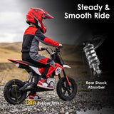 24V Electric Motocross Ride-On Motorcycle for Kids Ages 5-12