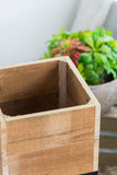 Set of 2 Reclaimed Wooden Box With