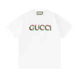 Gucci T-Shirt White Crew Neck Logo Tee – Luxury Cotton Comfort