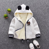 Children's Fleece Hooded Jacket | For Autumn and Winter - # BOAA1120005 & GIAA21210018 & BAAA111210003