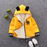 Children's Fleece Hooded Jacket | For Autumn and Winter - # BOAA1120005 & GIAA21210018 & BAAA111210003