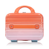 2 Pc PC Spinner Wheel Luggage Set with Lock - Gradient Blue Red