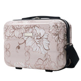 PC+ABS Hardside Luggage Set with Digital Lock - Pink Flower Print