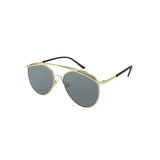 Jase New York Lincoln Sunglasses – Smoke Aviators with Brow Bar