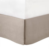7 Piece Tufted Comforter Set Taupe King
