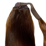 Dark Brown 100% Human Hair Ponytail Extension