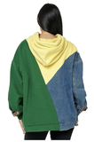 Denim Sweatershirt Hoodie