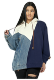 Denim Sweatershirt Hoodie