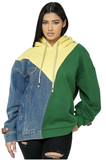 Denim Sweatershirt Hoodie