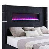 Judah Wingback Panel Bed