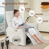 270° Power Swivel Rocker Recliner Chair
