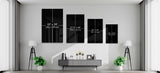 Ethereal Orange Whimsy Glass Wall Art