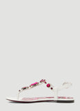 Dolce & Gabbana Women Crystal Embellished Majolica Sandals
