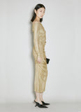 Dolce & Gabbana Women Lurex Mesh Midi Dress