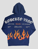ROBERTOVINOMILANO Hoodie Flame Logo