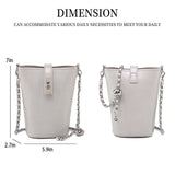 MKF Collection Evelina Mini Bucket Shoulder Bag by Mia K