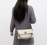 MKF Collection Fiora Faux Leather Shoulder Crossbody Bag by Mia K