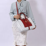 MKF Collection Women's Tote bag with Wristlet Wallet , Vegan Leather Satchel bag Handbag purse Set Crossbody bag by Mia K
