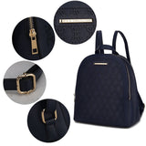 MKF Collection Sloane Vegan Leather Multi-Compartment Backpack by Mia K.