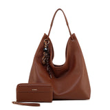 MKF Collection Eloa Hobo Bag with Wallet- 2-piece set by Mia K