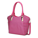 MKF Collection Devorah Signature Printed Vegan Leather Women's Tote Bag by Mia K