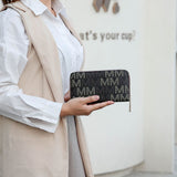 MKF Collection Lady II M Signature Large Tote, Small Tote & Wallet Set, Stylish Womens Handbag M Design by Mia K