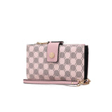 MKF Collection Solene Circular Print Vegan Leather Women's Wristlet Wallet by Mia K