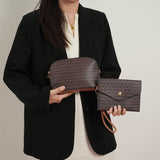 MKF Collection Lippa M Signature Crocodile embossed Vegan Leather Women Tote Bag, Mini Tote Bag, Pouch and Wallet by Mia K