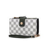 MKF Collection Solene Circular Print Vegan Leather Women's Wristlet Wallet by Mia K