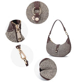 MKF Collection Mire Shoulder Half Moon Bag Fashion and Timeless by Mia K.
