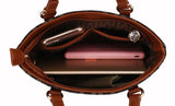 MKF Collection Lady II M Signature Large Tote, Small Tote & Wallet Set, Stylish Womens Handbag M Design by Mia K