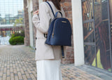 MKF Collection Sloane Vegan Leather Multi-Compartment Backpack by Mia K.