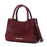 MKF Collection Gili Crocodile Embossed Vegan Leather Women Tote Bag by Mia K