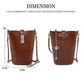 MKF Collection Evelina Mini Bucket Shoulder Bag by Mia K