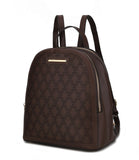 MKF Collection Sloane Vegan Leather Multi-Compartment Backpack by Mia K.