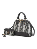 MKF Collection Frida Satchel Handbag and Wallet by Mia k