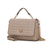 MKF Collection Lola Quilted Vegan Leather Women's Shoulder Bag by Mia K
