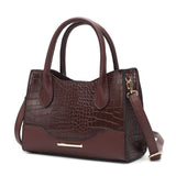 MKF Collection Gili Crocodile Embossed Vegan Leather Women Tote Bag by Mia K
