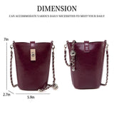 MKF Collection Evelina Mini Bucket Shoulder Bag by Mia K