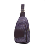 MKF Collection Kace M Logo Printed Vegan Leather Women Sling Bag by Mia k