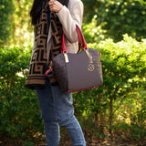 MKF Collection Devorah Signature Printed Vegan Leather Women's Tote Bag by Mia K