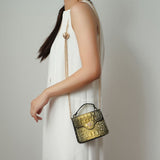 MKF Collection Luxe Croc-Embossed Mini Satchel with Chain Strap by Mia K