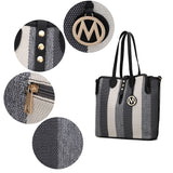 MKF Collection Juliana Oversize Tote & Wristlet by Mia k.