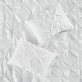 7 Piece Tufted Comforter Set White