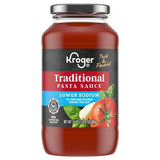Kroger Lower Sodium Traditional Pasta Sauce 24 oz